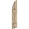 Ekena Millwork Pecky Cypress 2 Board Joined Board-n-Batten w/Quarter Round Arch Top Faux Wood Shutters, 11"W x 76"H SHUBJQ11X76PCPR - alternate 4